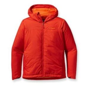 PATAGONIA orange micro puff hoody